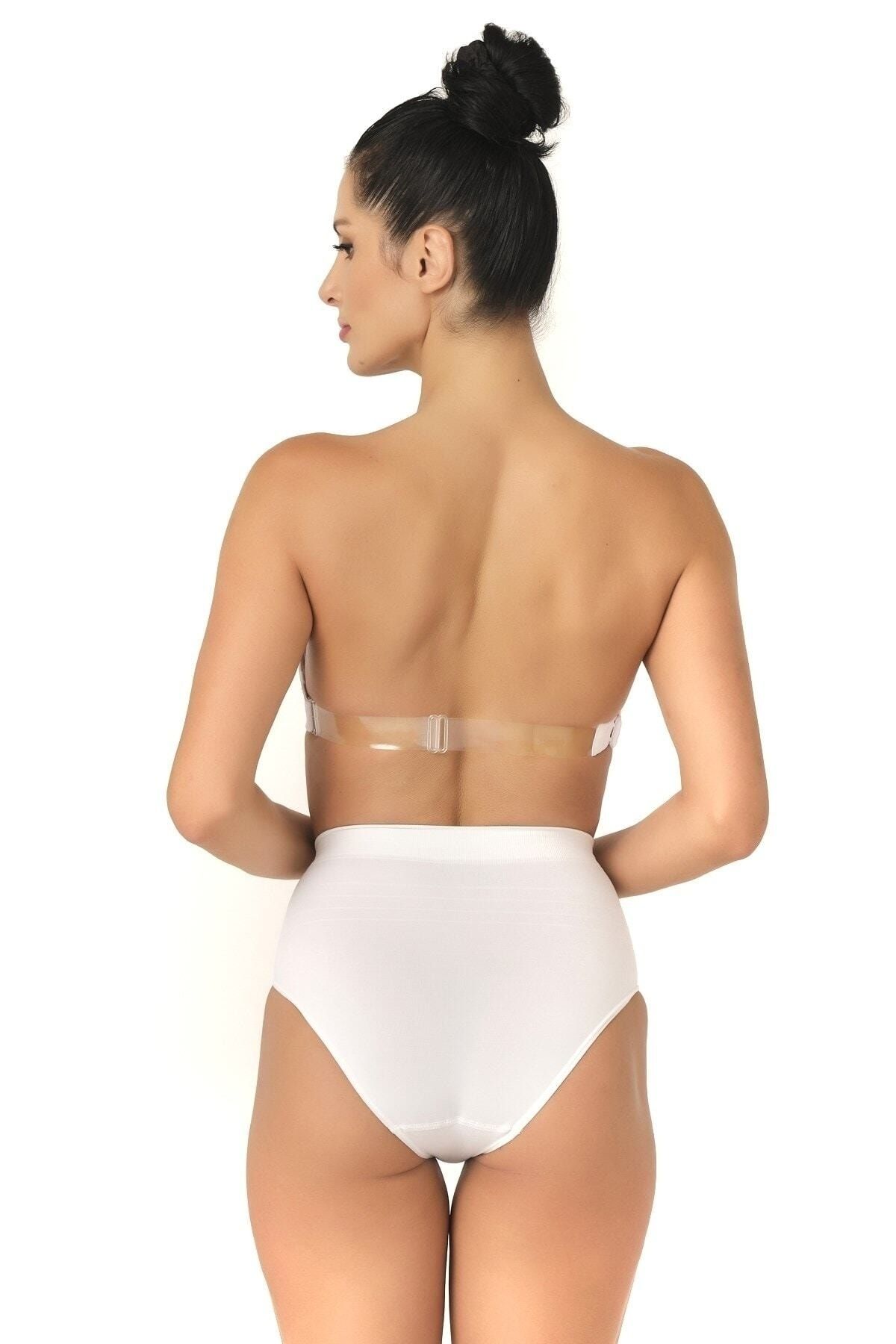 Emay Korse-Emay White Thin Low Waist Slip Corset 7025 5