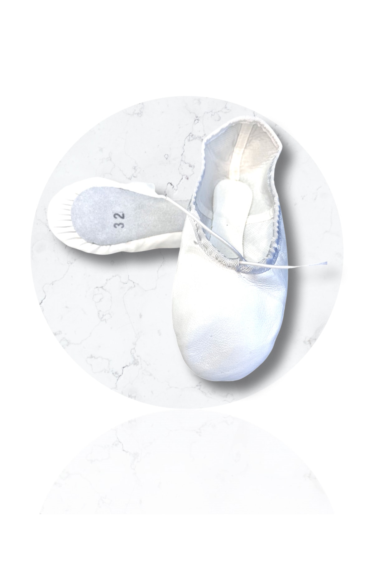 DEEPİNSTORE Deri Bale Patiği