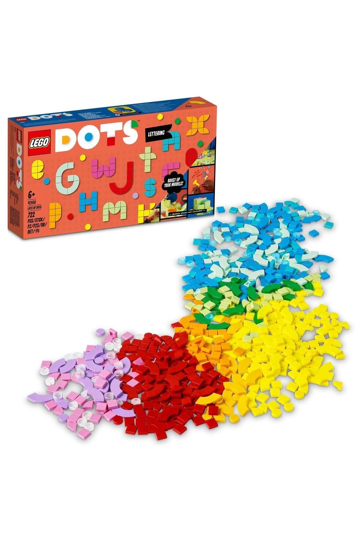 LEGO ® DOTS Lots of – Letters 41950 - ست DIY برای کودکان ۶ سال به بالا (۷۲۲ قطعه)