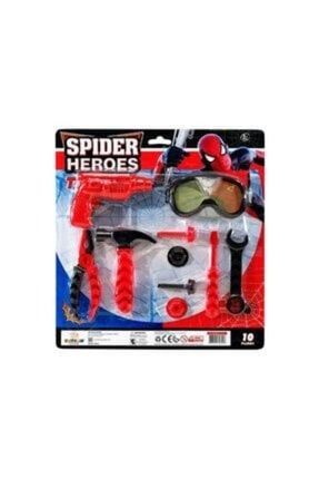 Kartela Spıder 10 Parça Tamir Seti Örümcek Adam TMR004