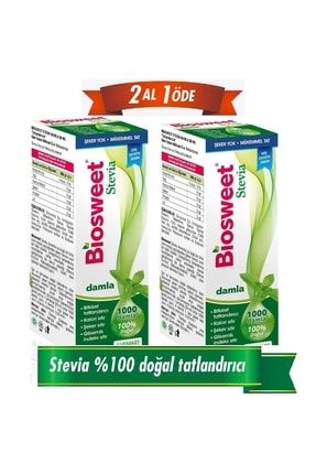 Stevia Damla Sıfır Kalori Bitkisel Tatlandırıcı 50 ml