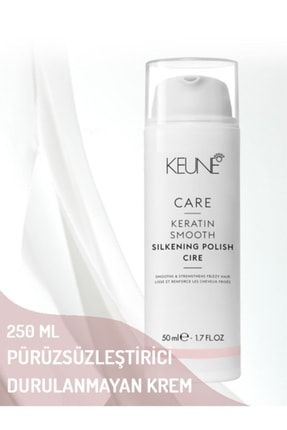 Keratin Smooth Silkening Polish Pürüzsüzleştirici Durulamayan Krem 50 Ml KEU-KSSP050