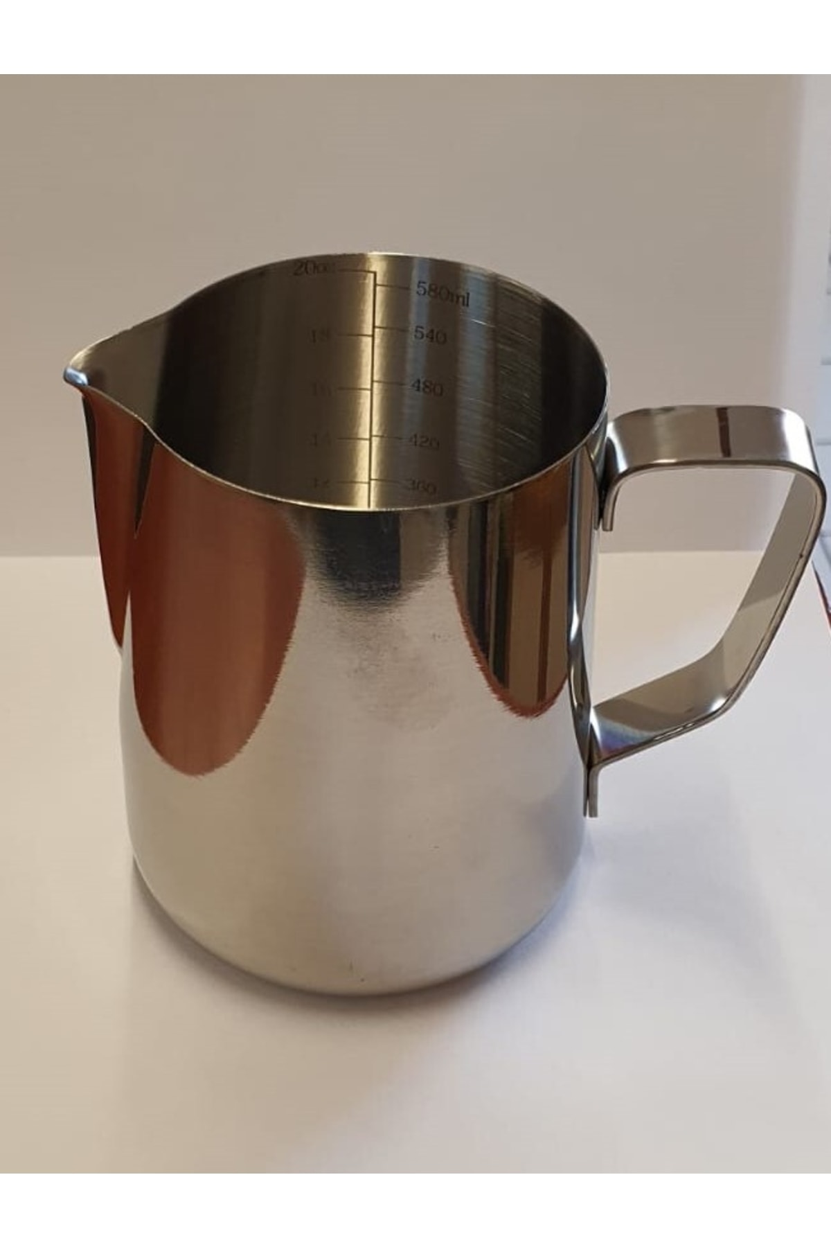 Grossberg Coffee Ölçekli Çelik Süt Potu 600 ml