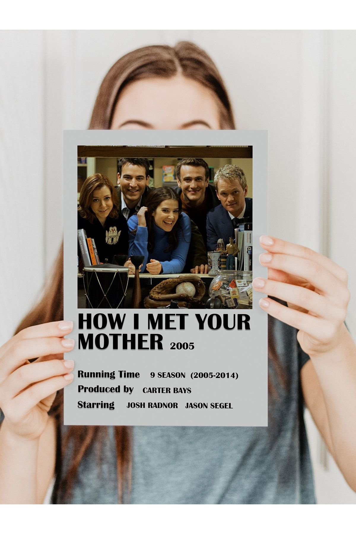 Postifull How I Met Your Mother - Çerçevesiz Poster - Duvar Dekoru - Dizi Ve Film Afiş Posterleri - Kuşe Kağıt VB10798