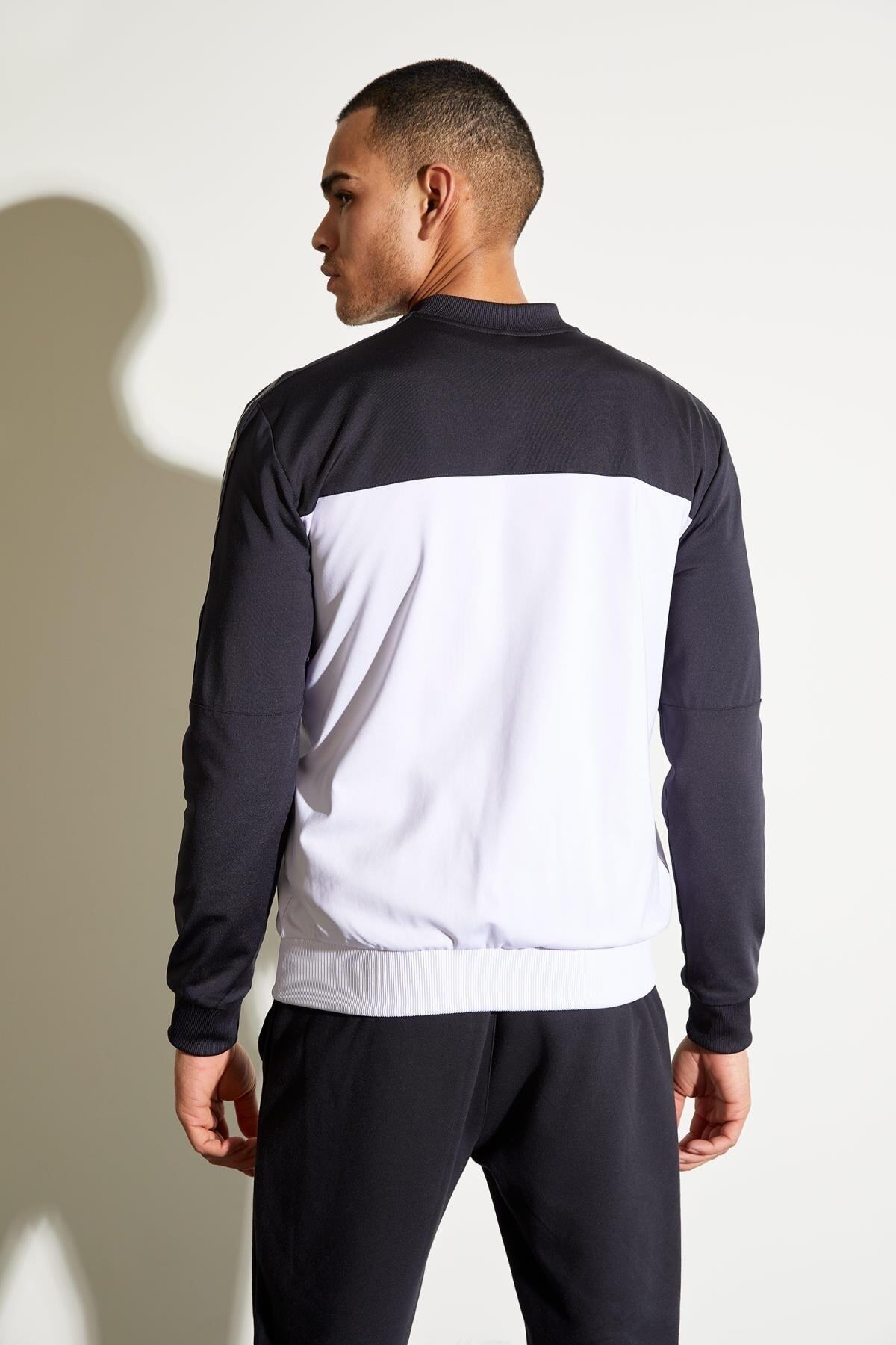 سویشرت مردانه قهوه ای دفاکتو | S3295AZ21SP اورجینال - تصویر 4