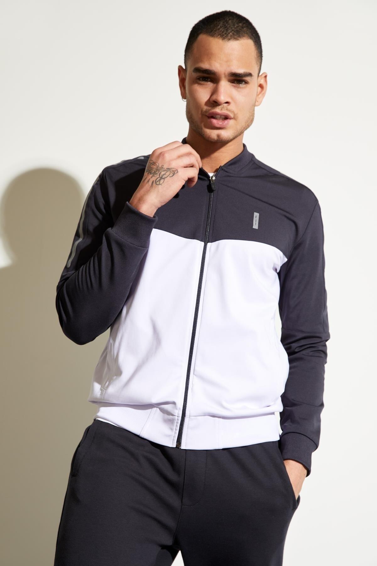 سویشرت مردانه قهوه ای دفاکتو | S3295AZ21SP اورجینال - تصویر 7