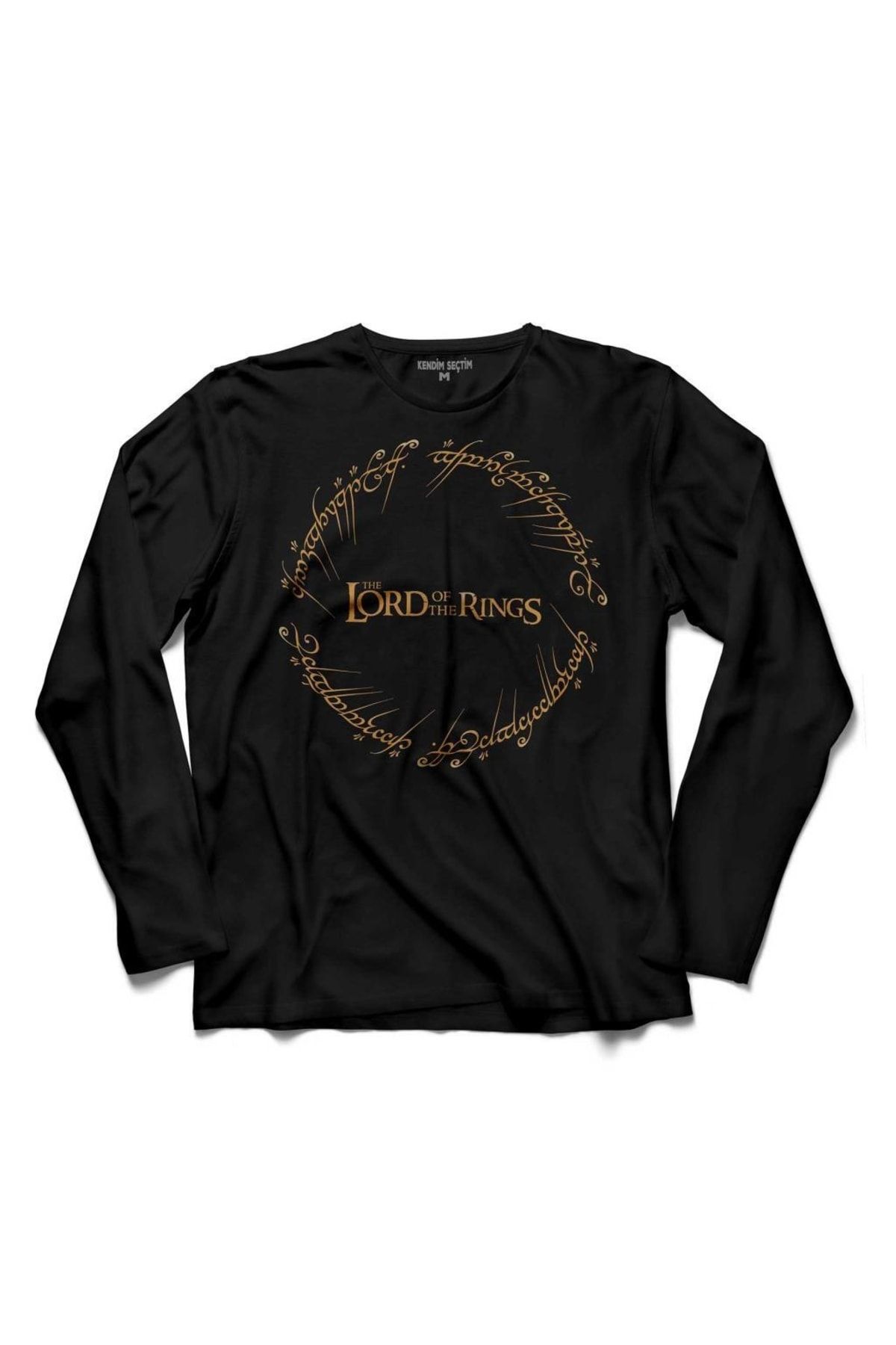 Kendim Se tim Lord Of The Rings Lord Of The Rings Logo Long Sleeve