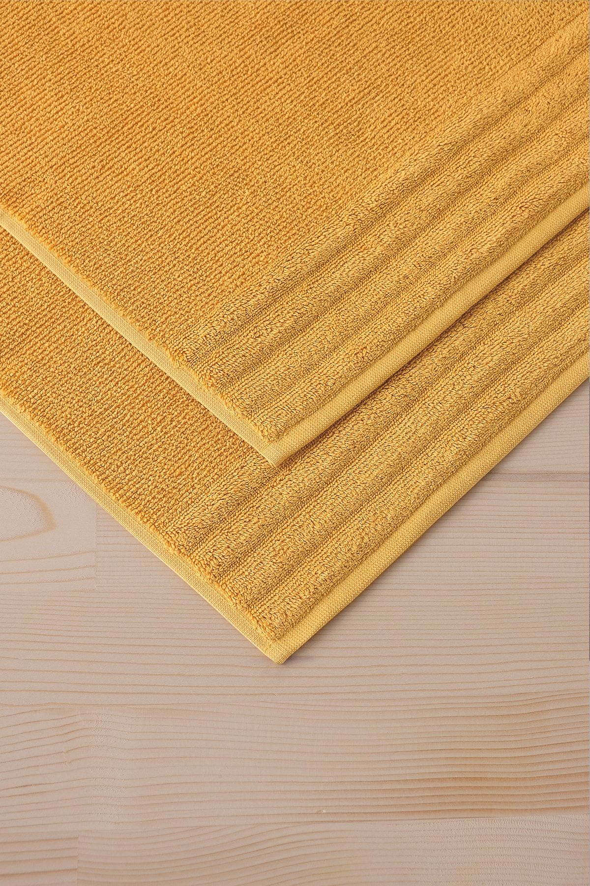 پادری حمام زرد Lapis Bathmat 101 روند جدید ، 50x75cm. 2AD. مجموعه نقشه حوله پریمیوم COTTONMANIA