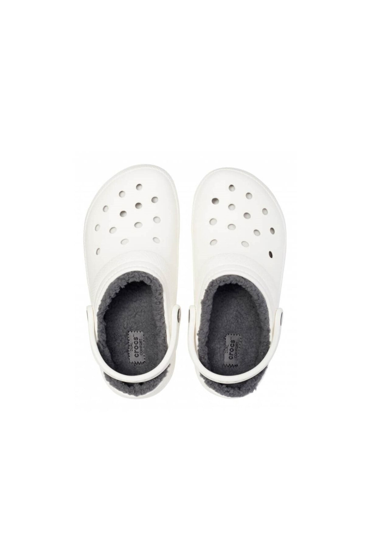 Crocs lined white clearance