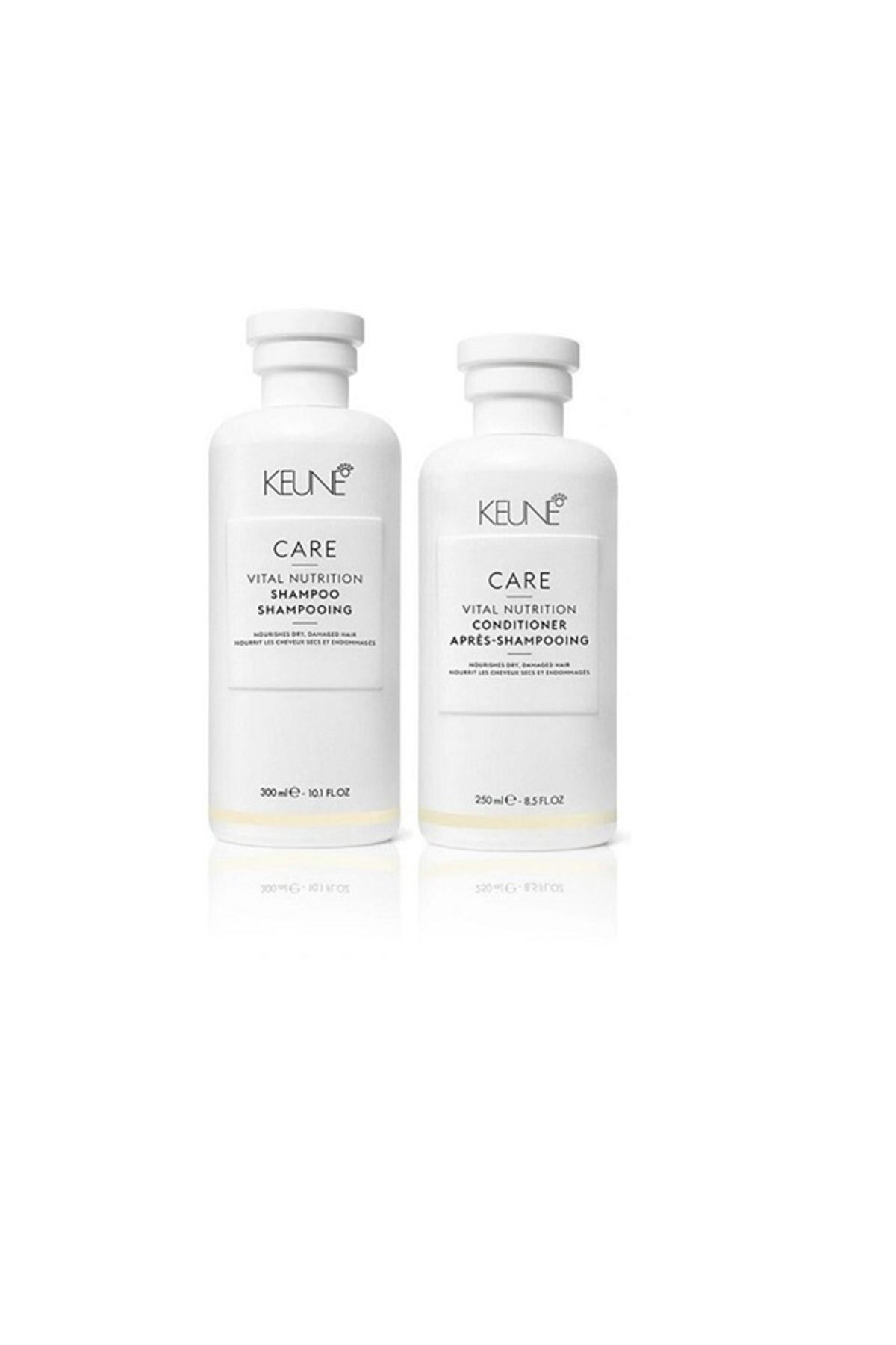 Keune-Vital Nutrition Shampoo 300 ml - Conditioner 250 ml Set of 2 2