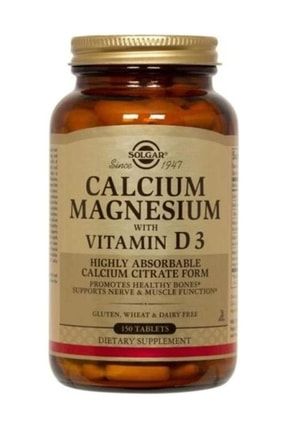 Calcium Magnesium With Vitamin D3 150 Tablet 033984005181