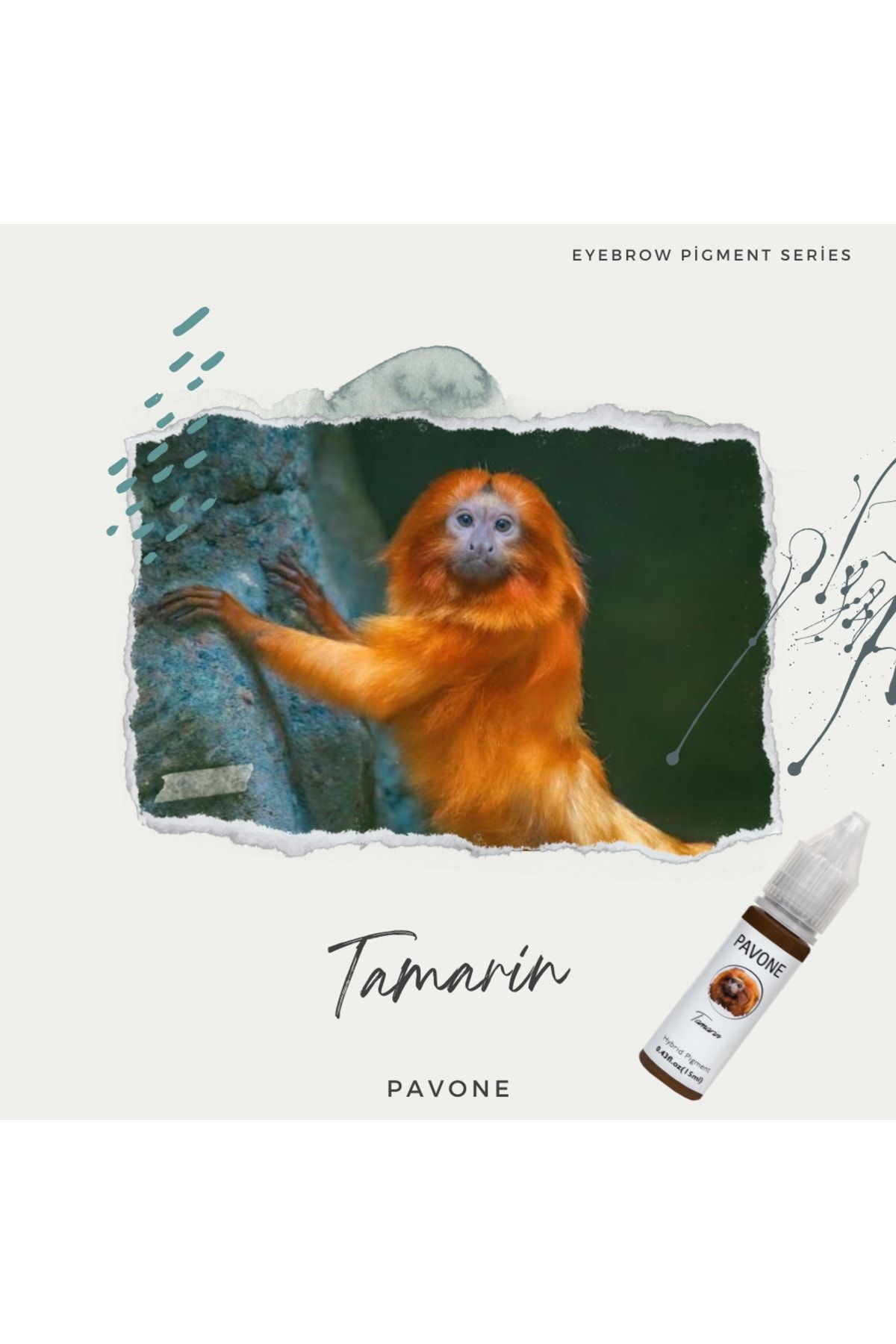 پیگمنت میکروبلیدینگ هیبریدی - تامارین - جوهر آرایش دائمی Pavone