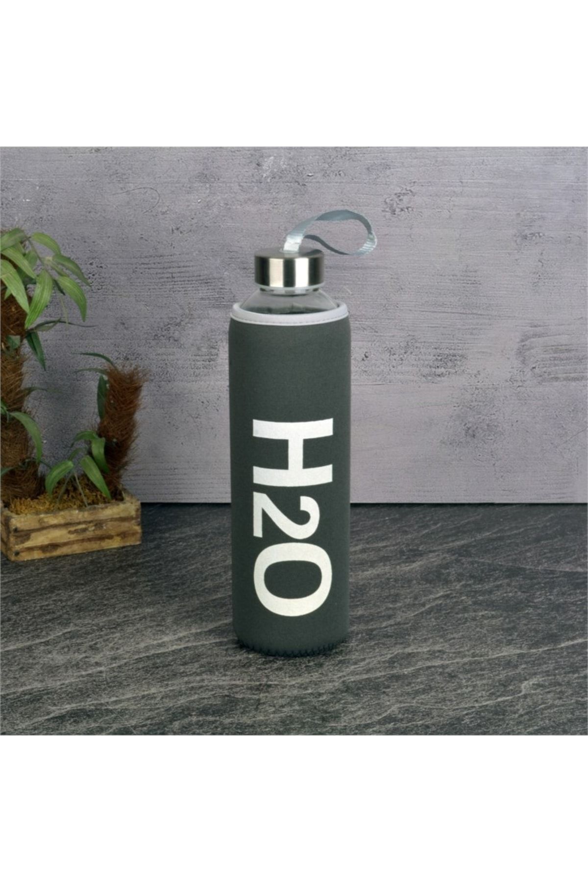 H2o Kılıflı Cam Matara 750ml