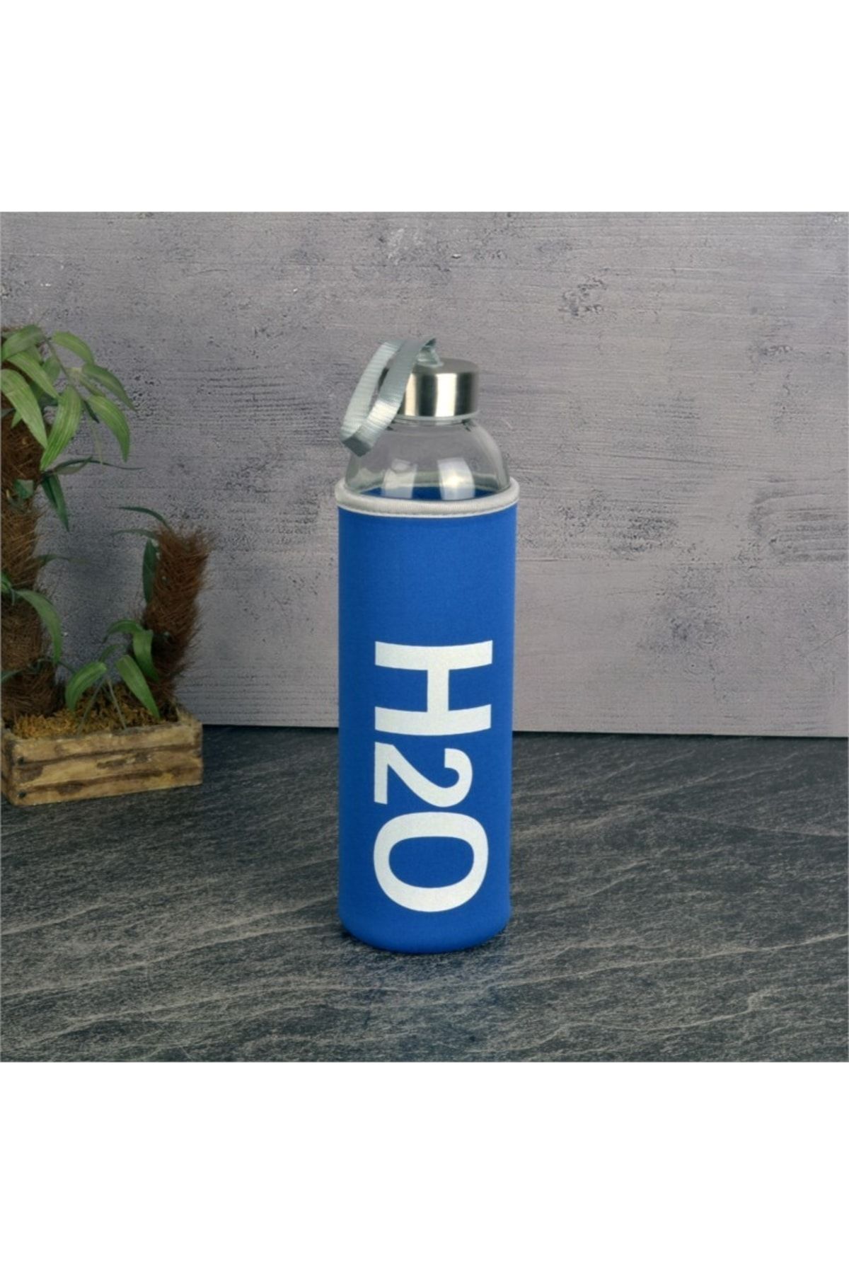 H2o Kılıflı Cam Matara 750ml