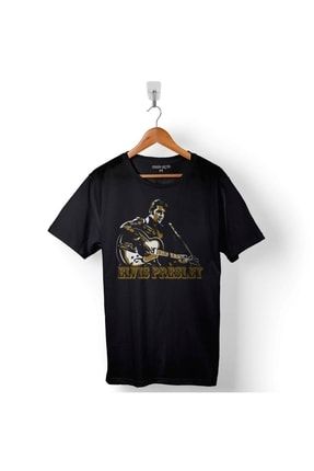 Elvıs Presley Rock'n Roll'un Kralı Rock Roll Kıng Erkek Tişört T01S2135