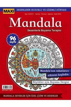 Mandala Desenlerle Boyama Terapisi 001 M-M1 1001