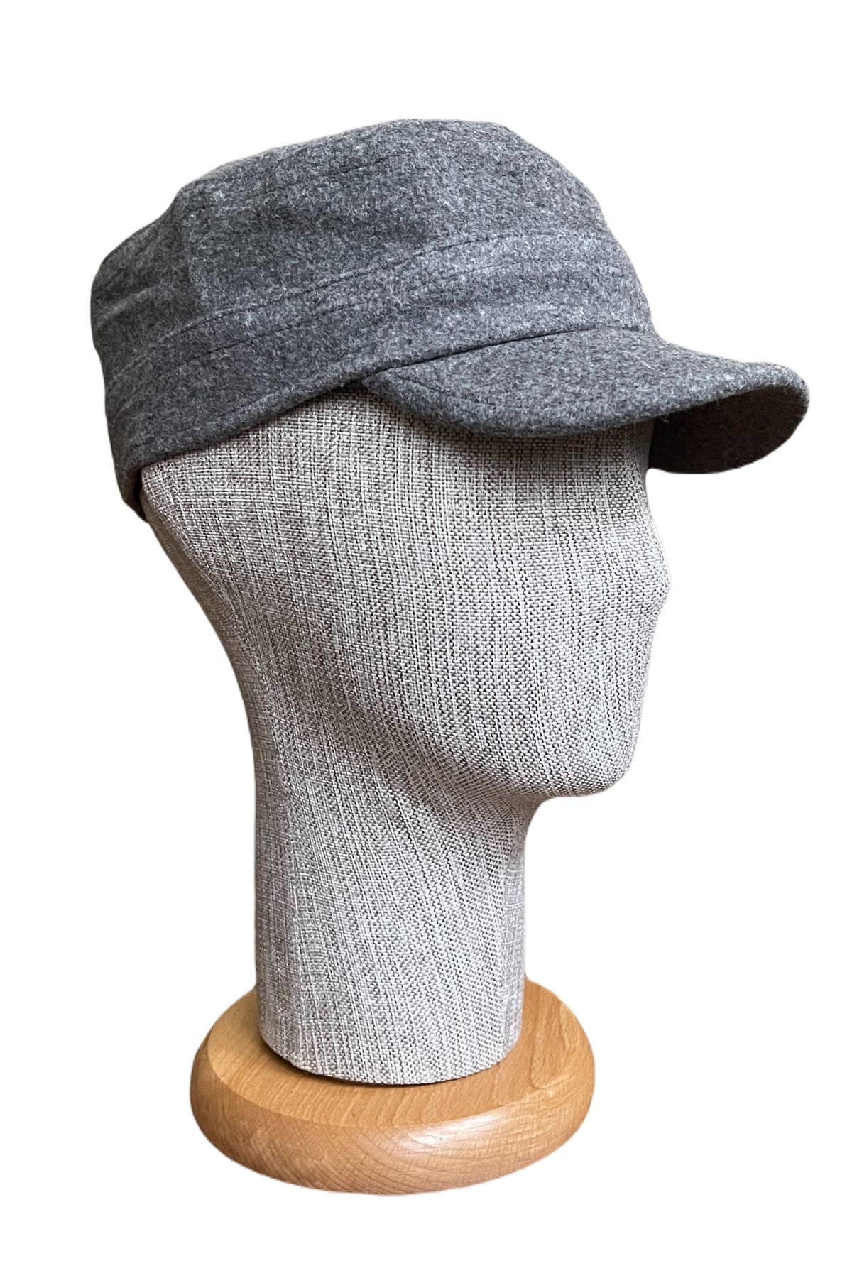 Gray winter hat discount