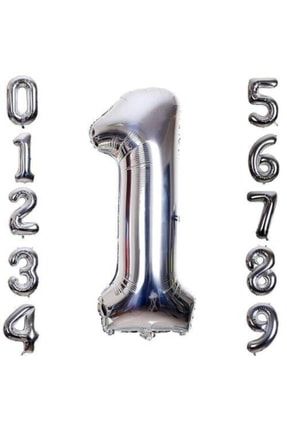 26 Yaş -sayı-rakam Folyo Balon Gümüş Renk 40 Cm -dogum Günü -parti-kutlama 40CMG18