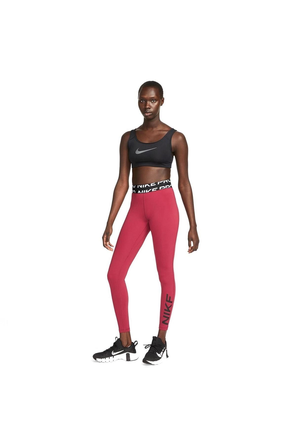 Nike Pro W Np Dri-fit Grx Tgt Nfs Women's Red Casual Style Tights