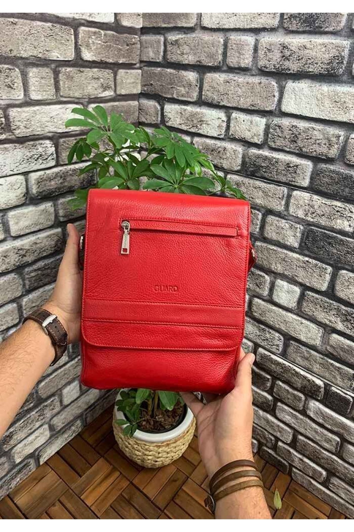 Genuine leather shop bag shop