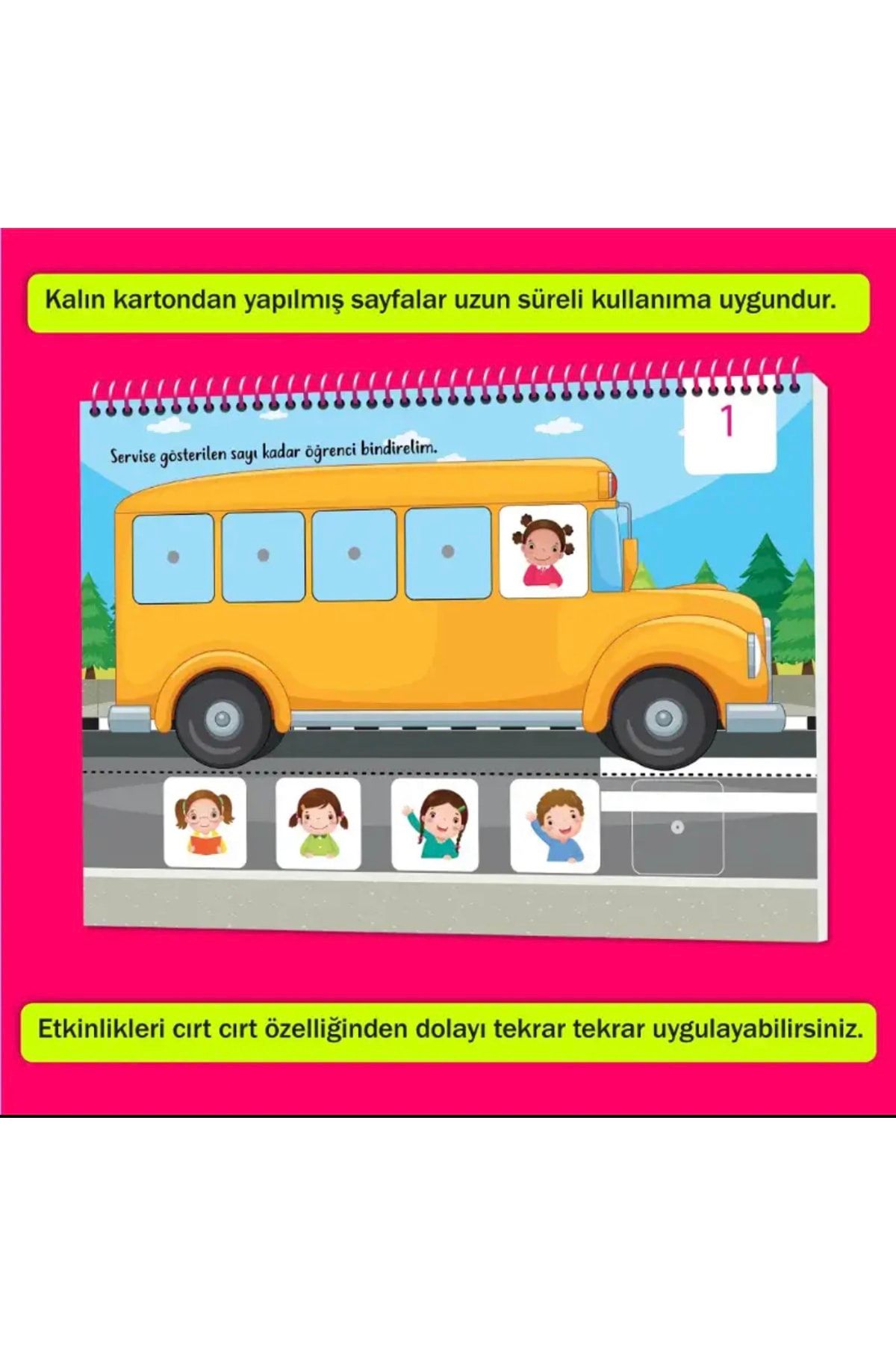 Yükselen Zeka Yayınları-My Velcro Activity Book that Develops Intelligence Speech and Attention Rising Age 2-4 4