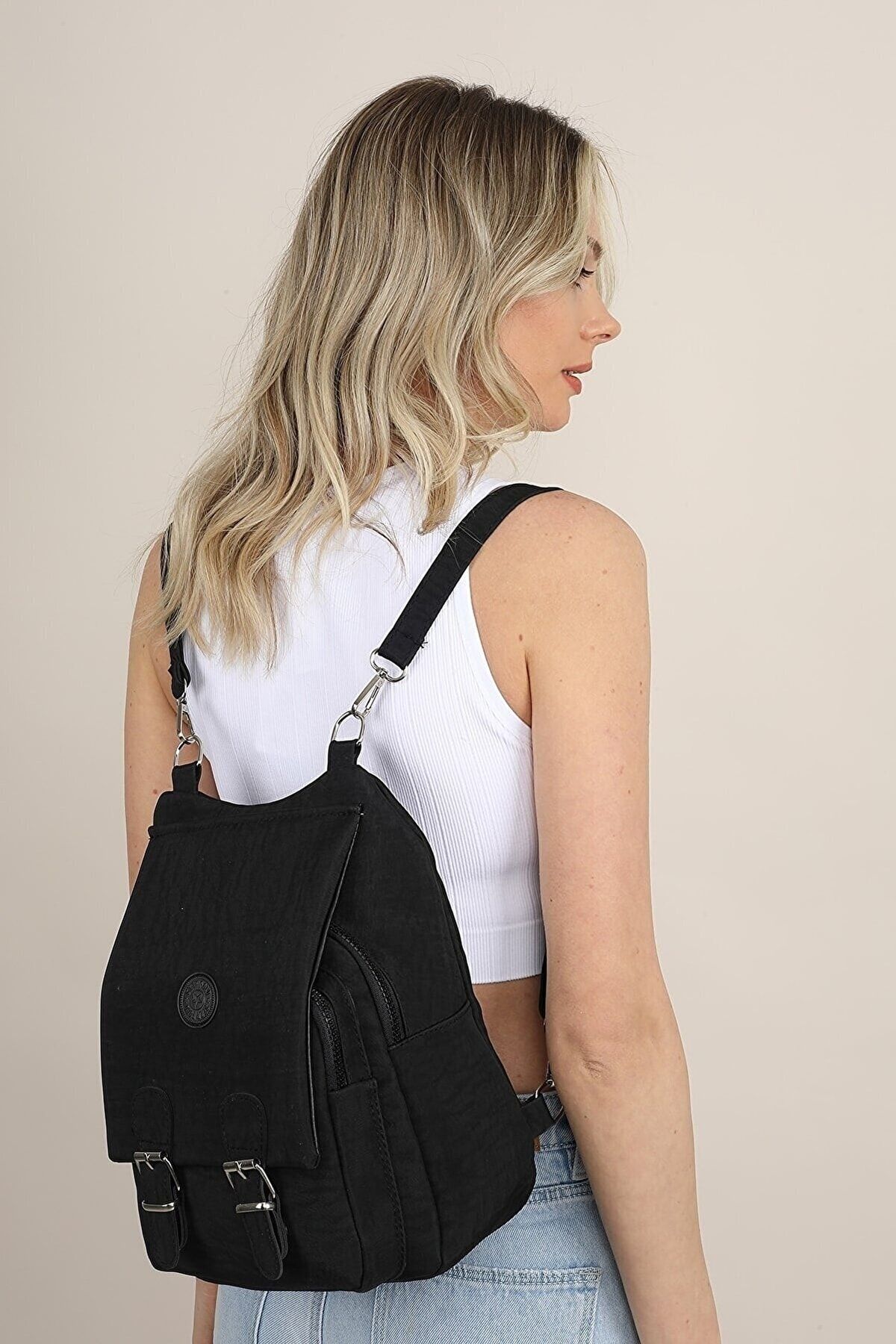 Nice black backpack store