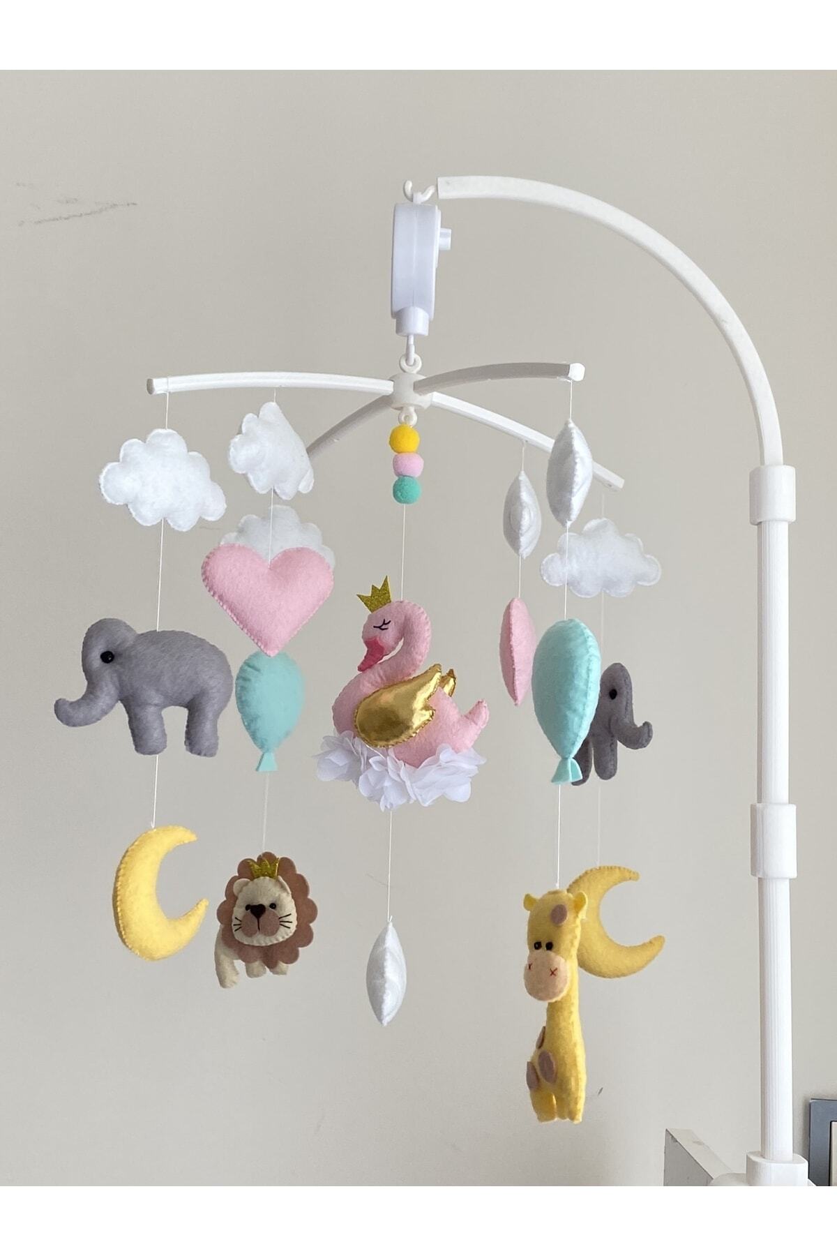 atölye ay ışığı Kuğu Ve Karışık Hayvan Figürlü Müzikli Dönence fotoğrafı 5 (önizleme)