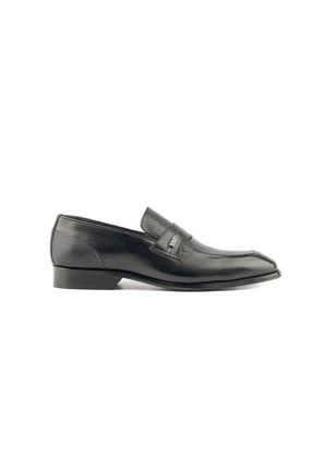 Siyah Antik Erkek Havuzlu Klasik Ayakkabı T001E052207F20085.1