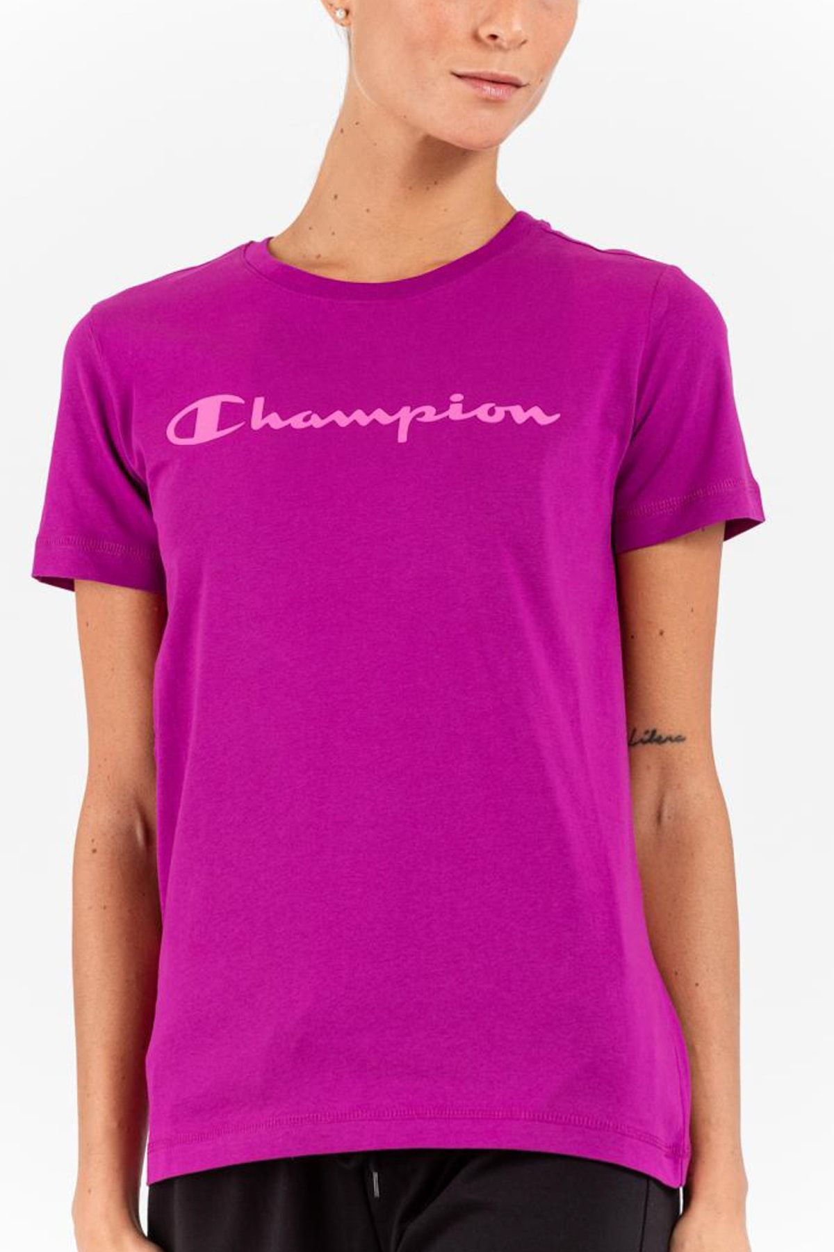 Purple champion shirt on sale