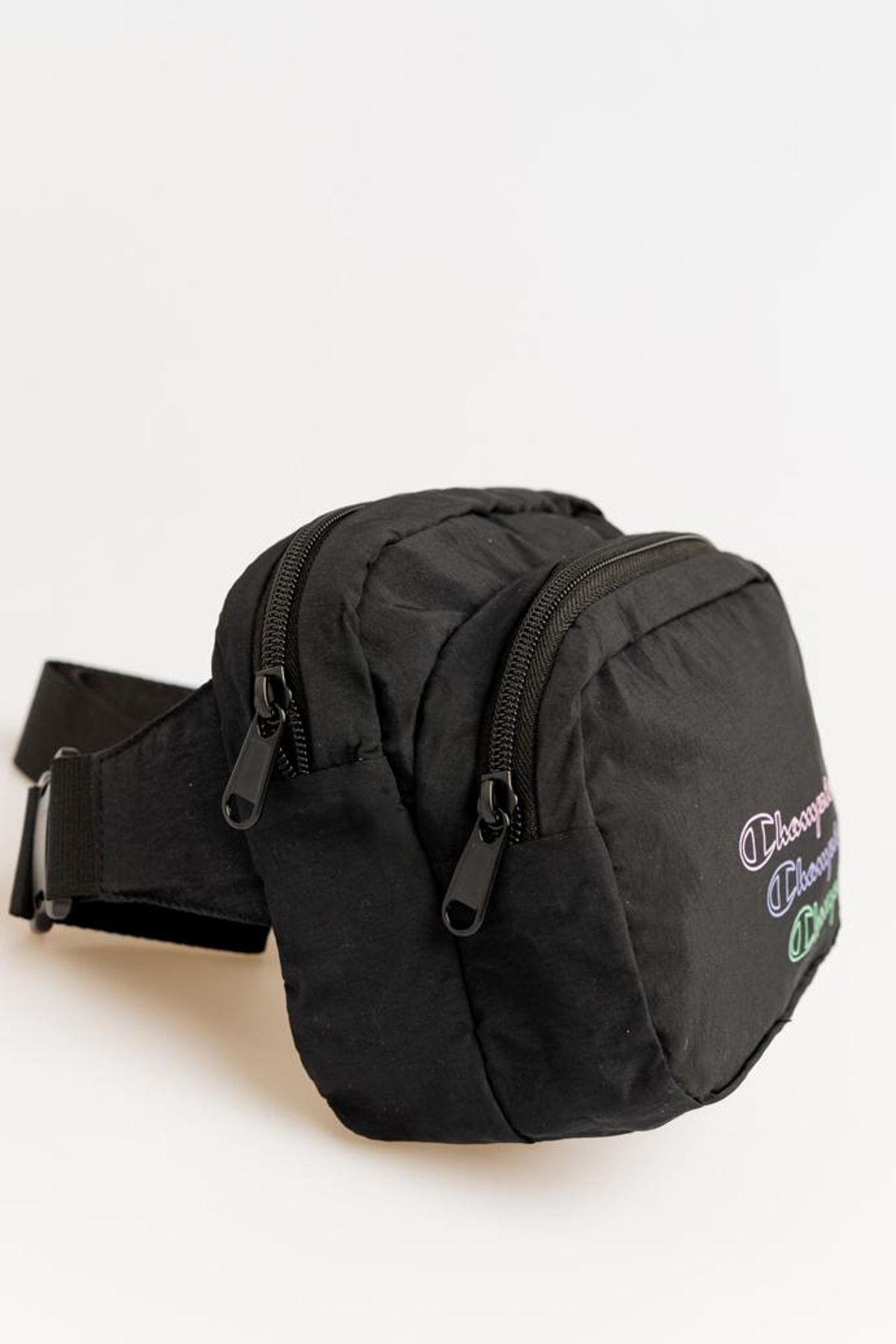 Black champion bum top bag