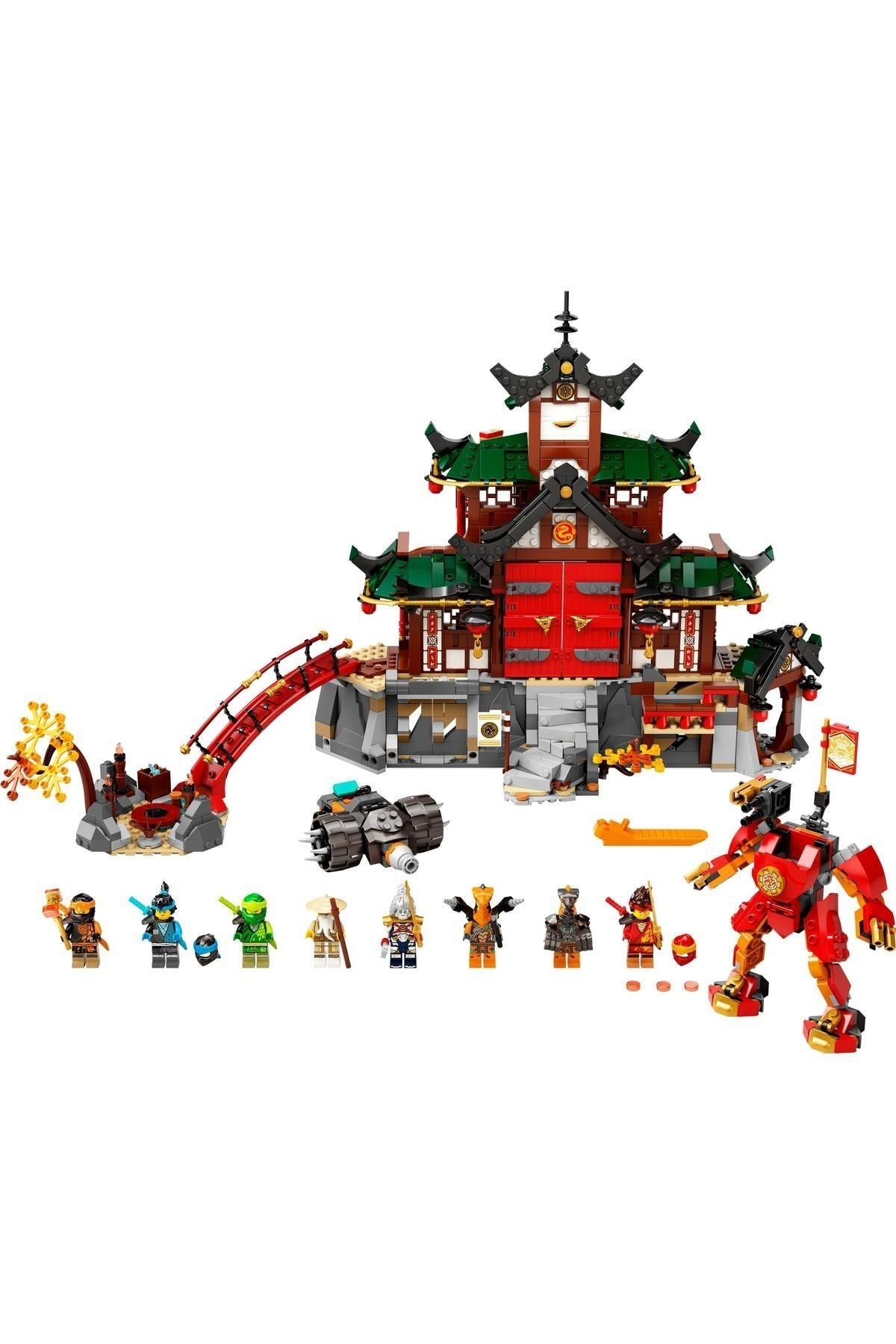 LEGO لگو مجموعه ساختمانی معبد نینجاگو دوجو 71767 (1394 قطعه)