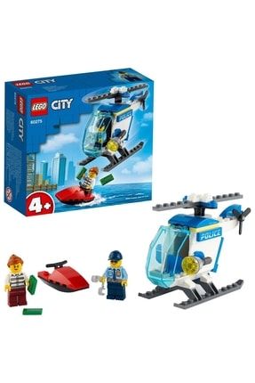 City Polis Helikopteri Yapım Seti; Harika bir Polis Helikopteri Oyuncağı 60275 (51 Parça) RS-L-60275