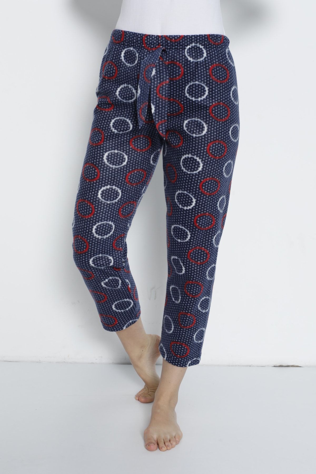 Ladytime-Pocketless Winter Fleece Women's Pajama Bottoms Single Bottom Je24 1