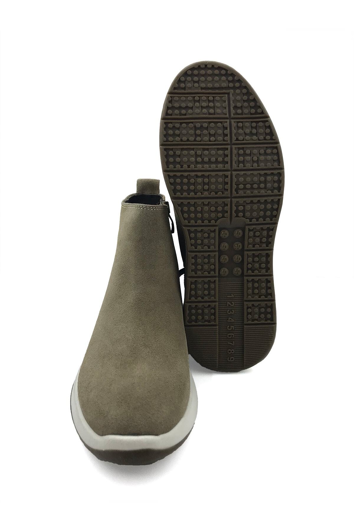 بوت پیر کاردین مردانه چرم اصل بژ  راسته بوت     کژوال/روزمره | Pierre Cardin 411253 - تصویر 3