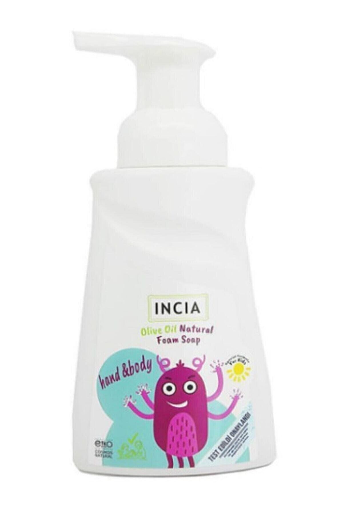 Incia Çocuklar Için Zeytinyağlı Doğal Köpük Sabun 200 ml