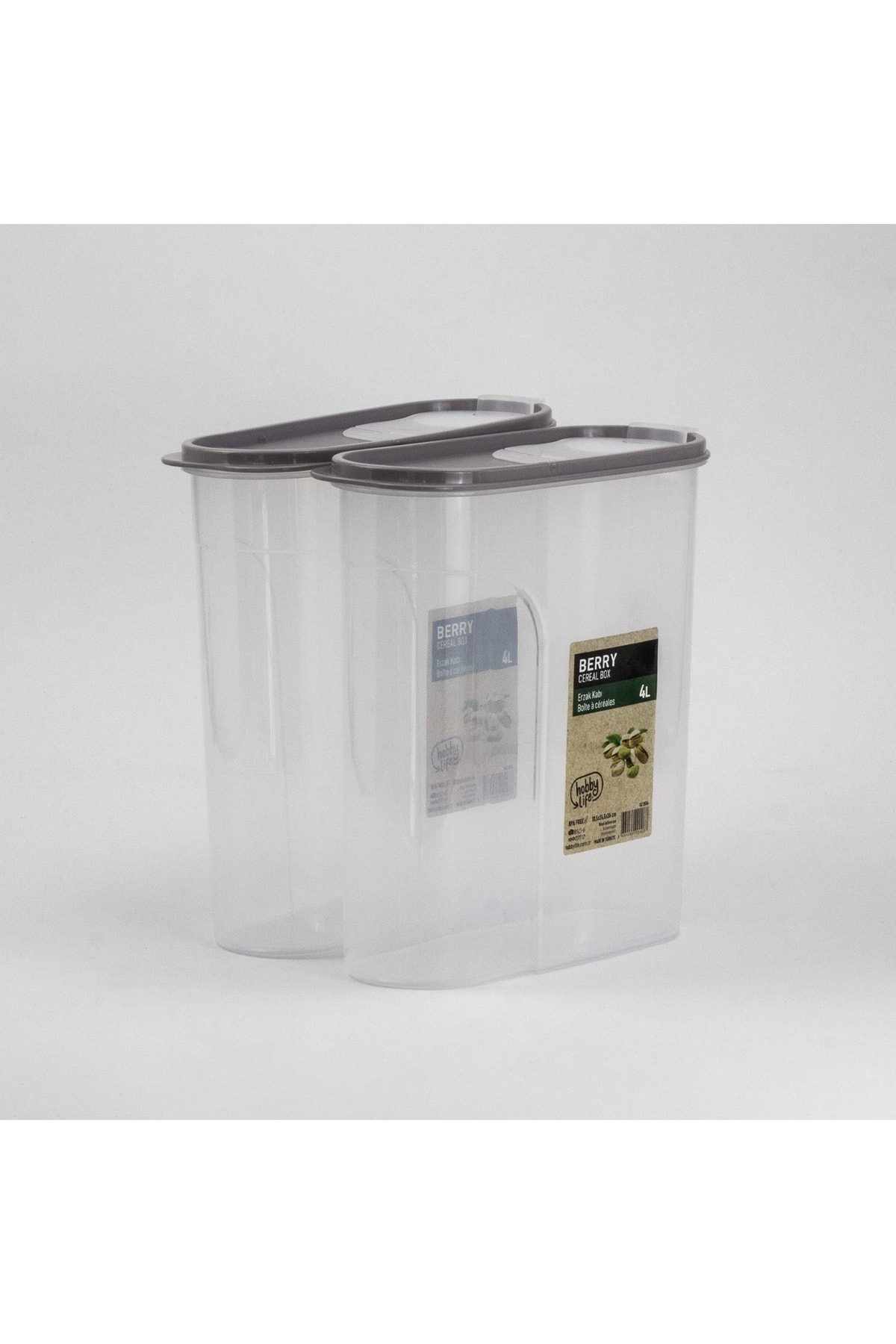 5 No Berry Supply Containers (4 Lt.) 2pcs