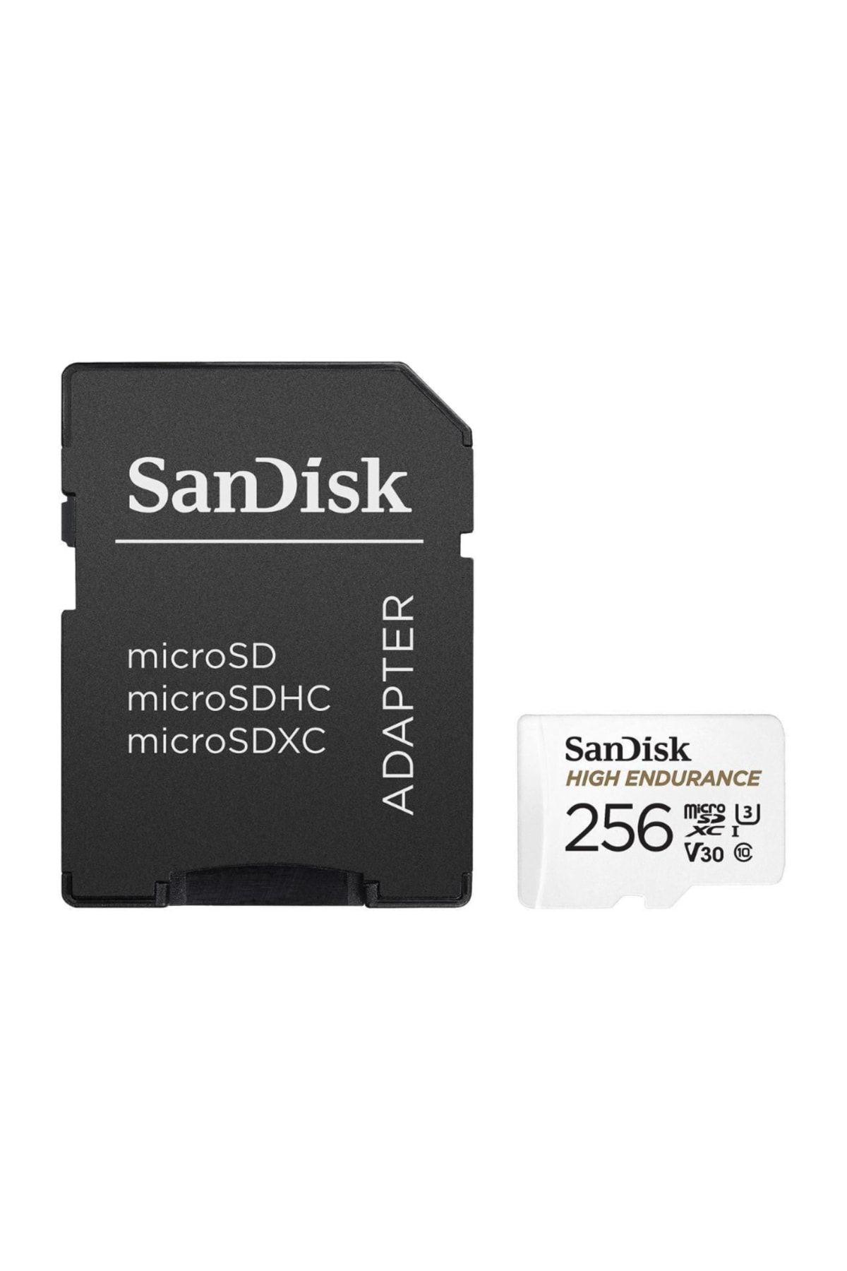 SanDisk-256Gb Microsdxc C10 V30 Adapter Memory Card - High Endurance 100-40Mb-S Sdsqqnr-256G-Gn6Ia 2