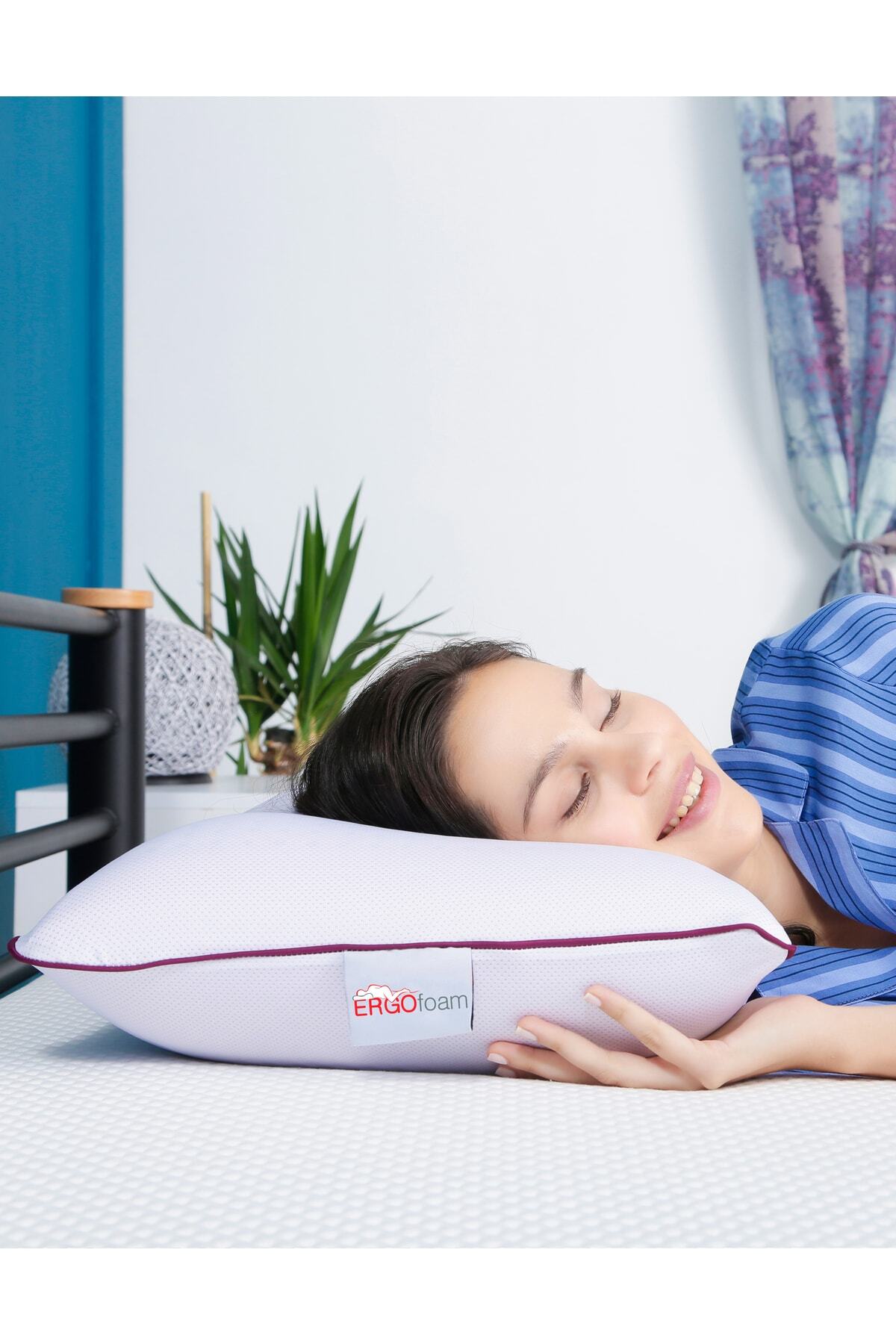 Viscofoam-Aroma Therapy Air Channeled Orthopedic Pillow Visco Pillow Lavender 60x4016cm 4