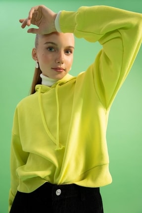 DeFacto Coool Regular Fit Kap&uuml;şonlu Sweatshirt