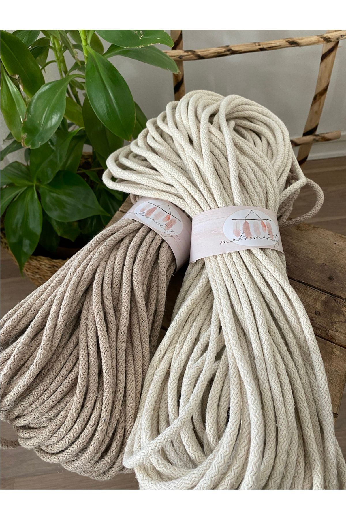 Makromecity-10 Meters Macrame Cord - Kaytan, Woven, Basket, Supla and Swing Bag 2