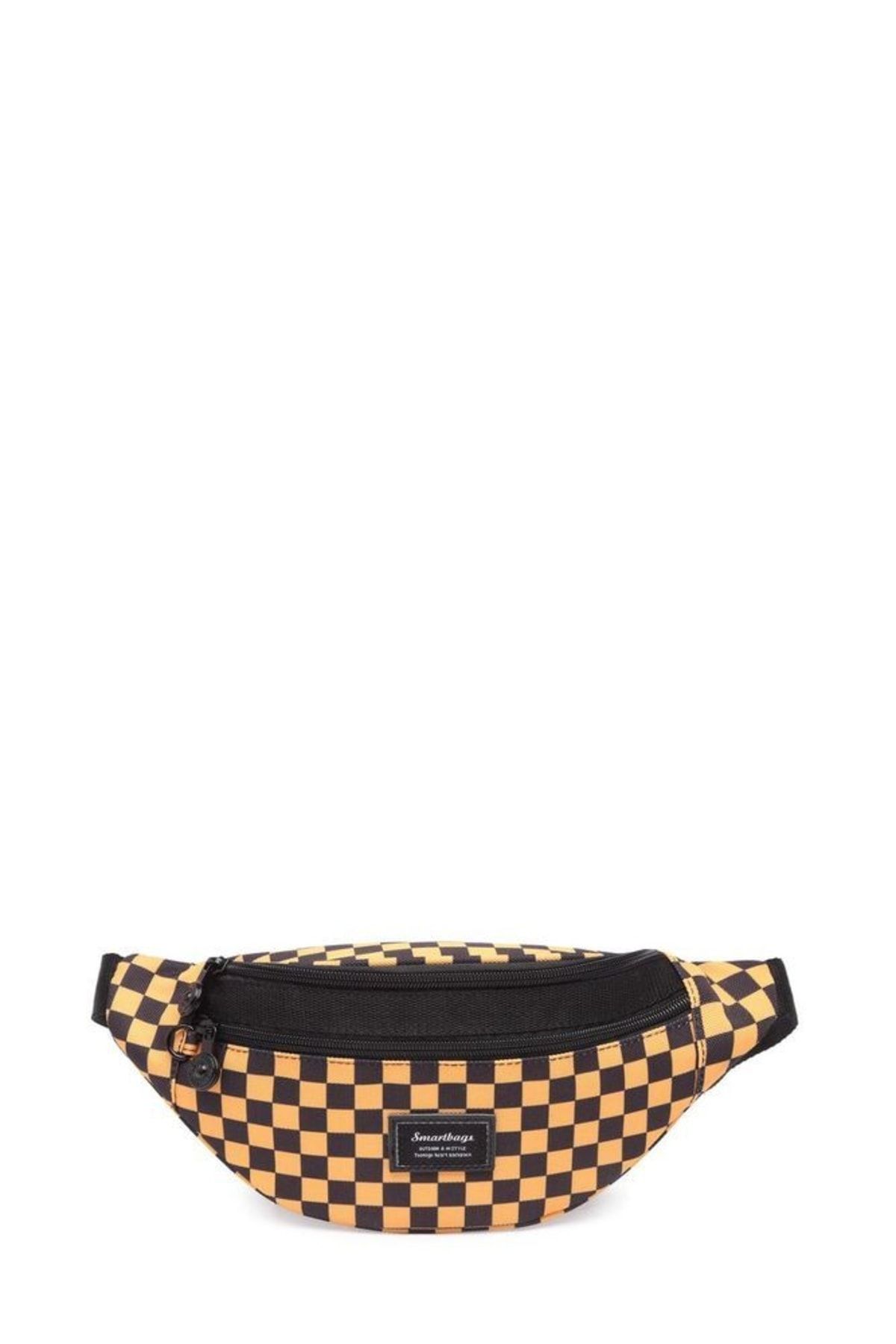 Black fabric bum bag clearance