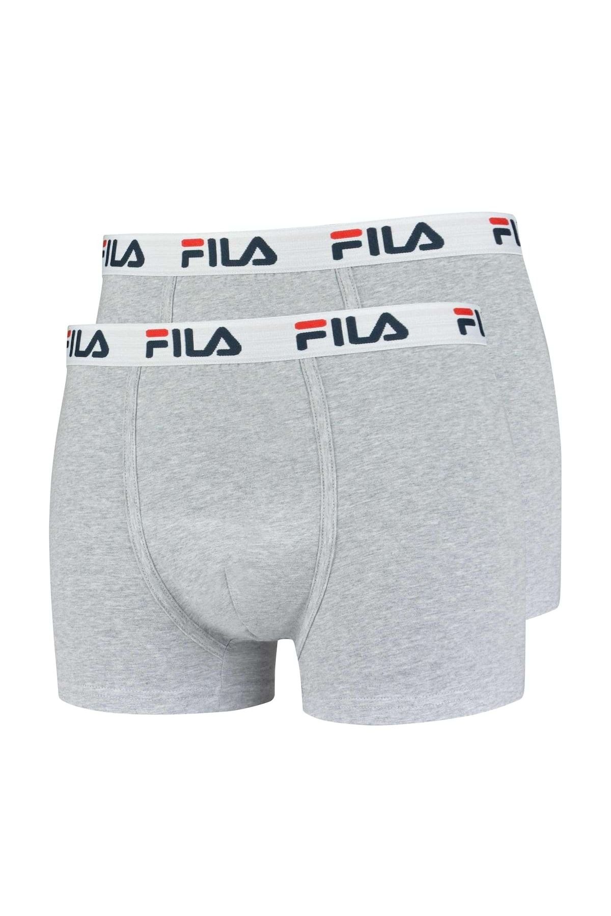 FILA Boxershorts Rot Unifarben
