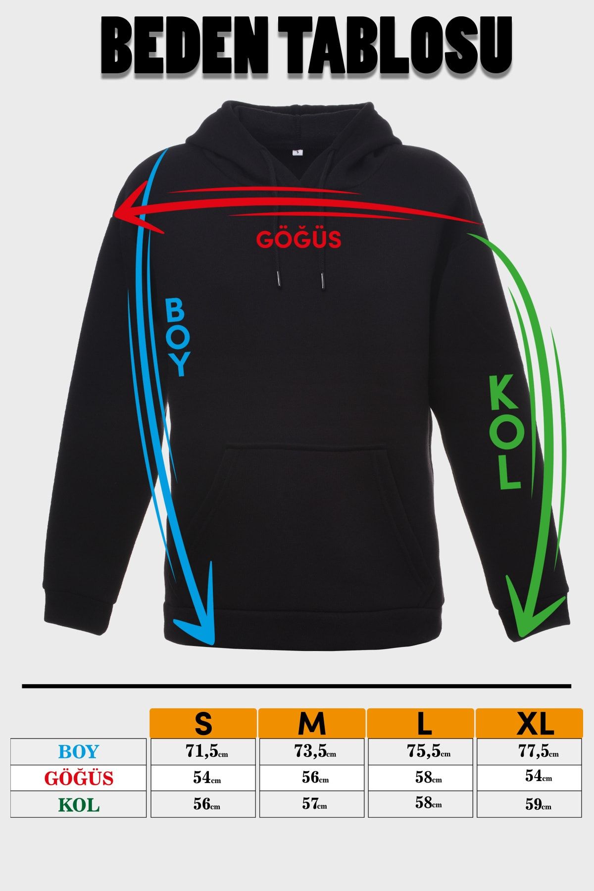 yağmur alp-Samurai Minimal Pattern - Hooded Three Thread Oversize Sweatshirt Hoodie 7