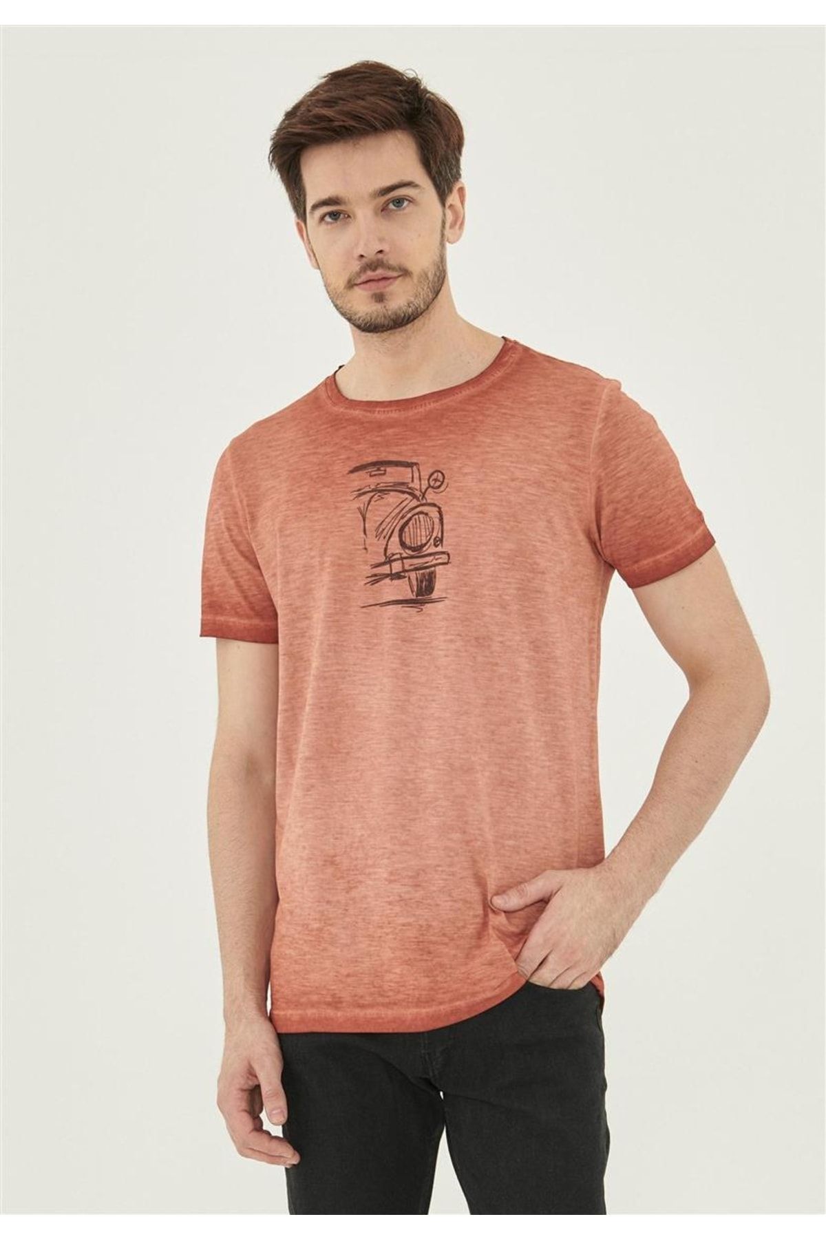 ORGANICATION T-Shirt Beige Regular Fit YB6602