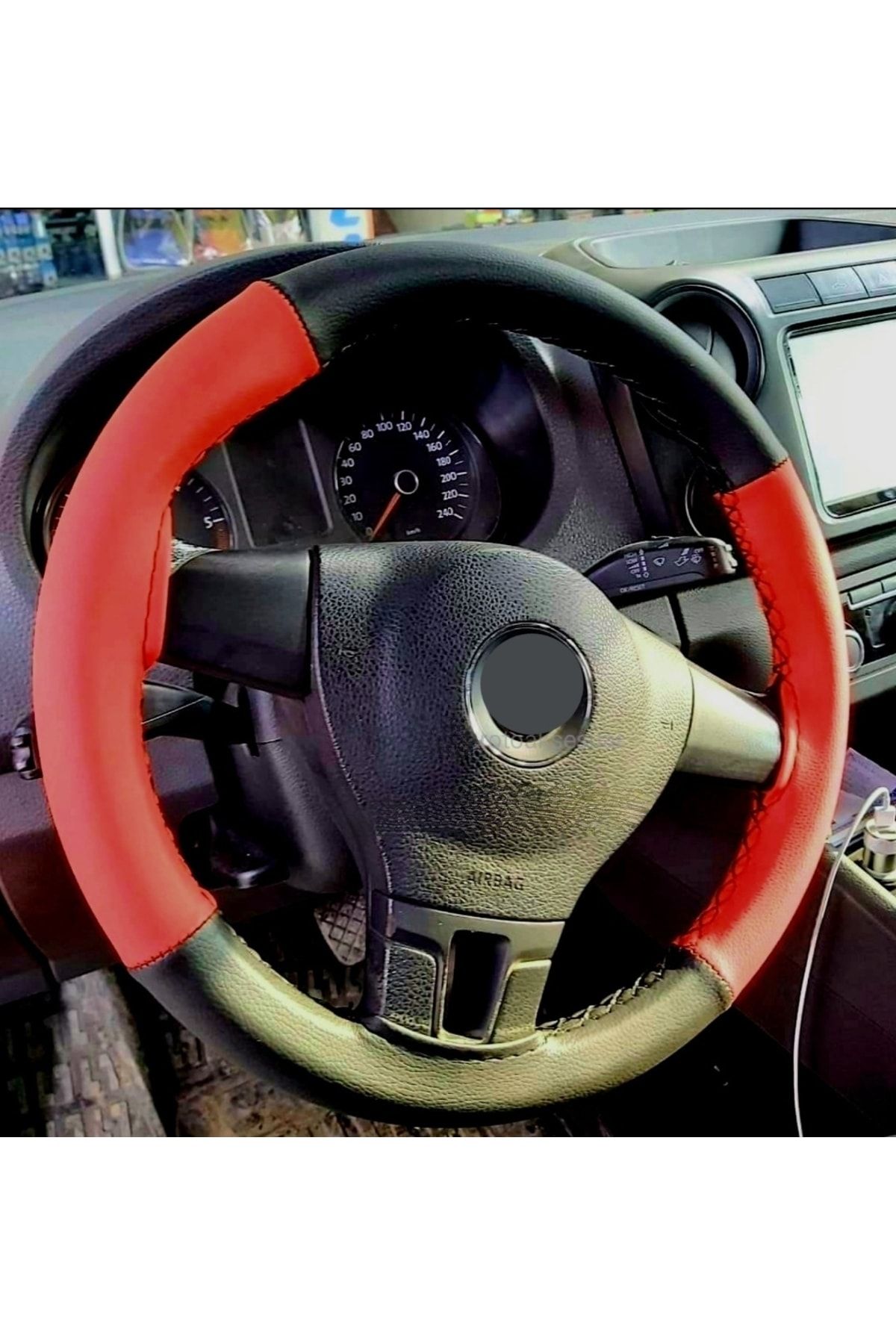 Vw caddy store steering wheel cover