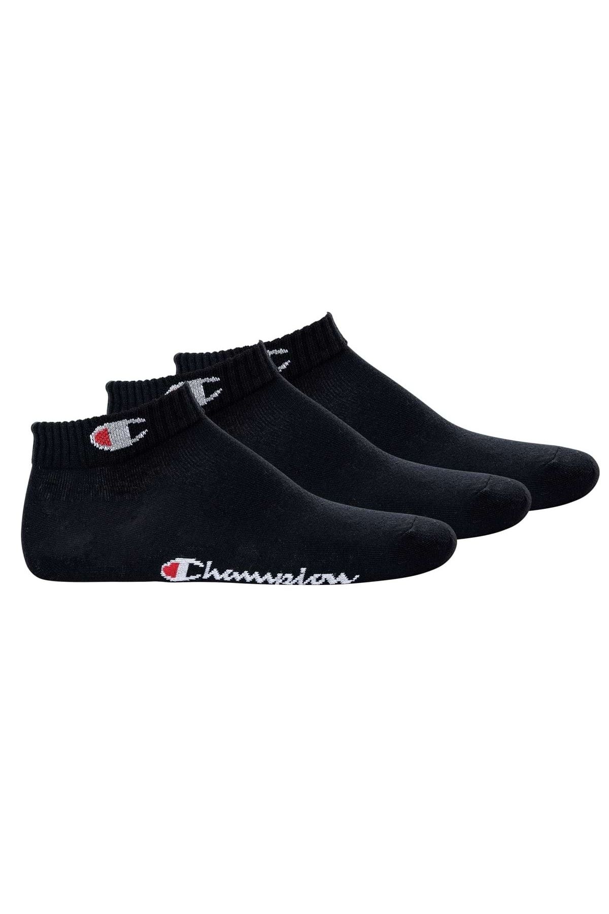 Champion Socken Schwarz 3er-Pack