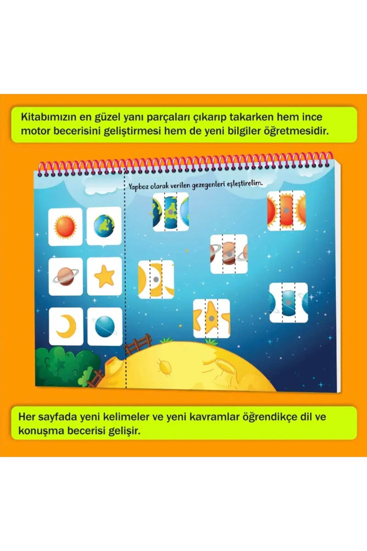 Yükselen Zeka Yayınları-My Velcro Activity Book that Develops Intelligence Speech and Attention Rising Age 2-4 3