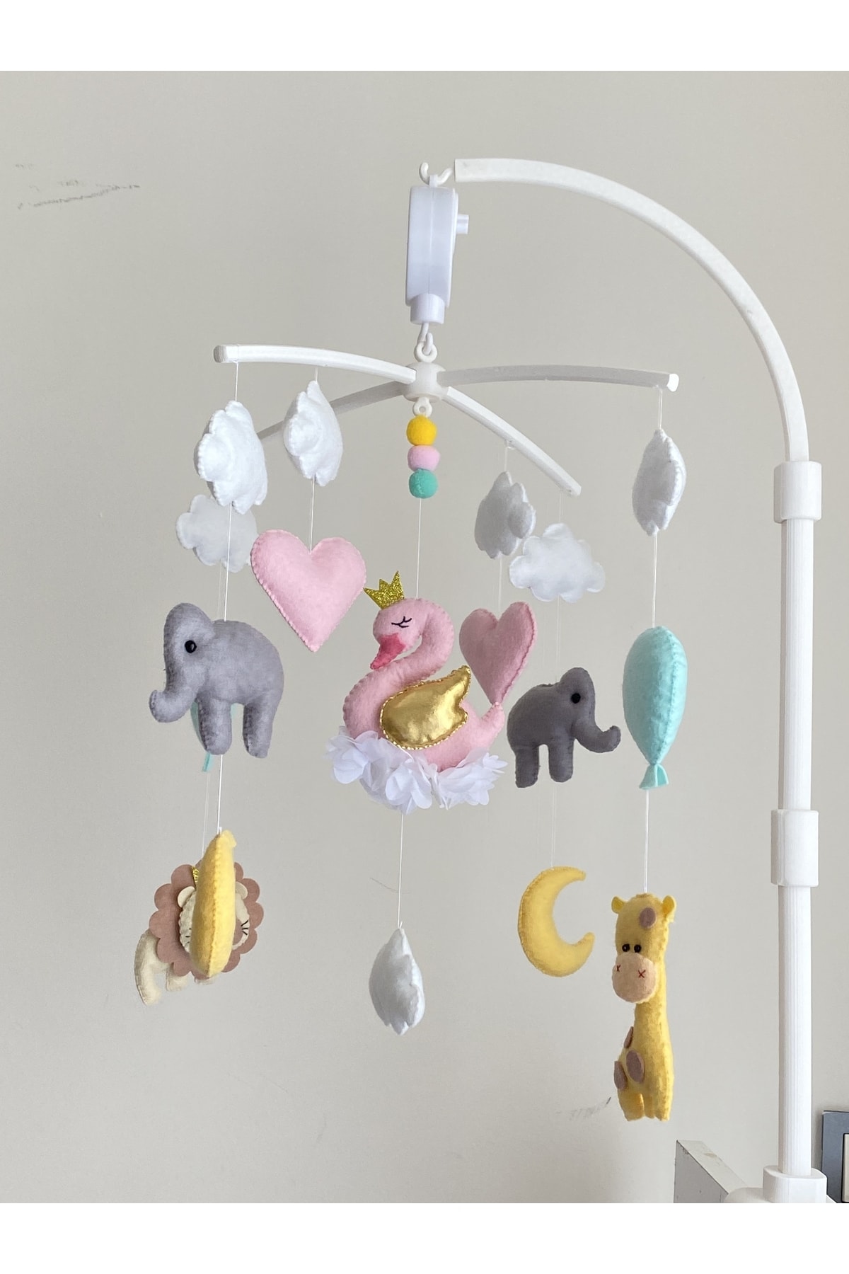 atölye ay ışığı Kuğu Ve Karışık Hayvan Figürlü Müzikli Dönence fotoğrafı 4 (önizleme)