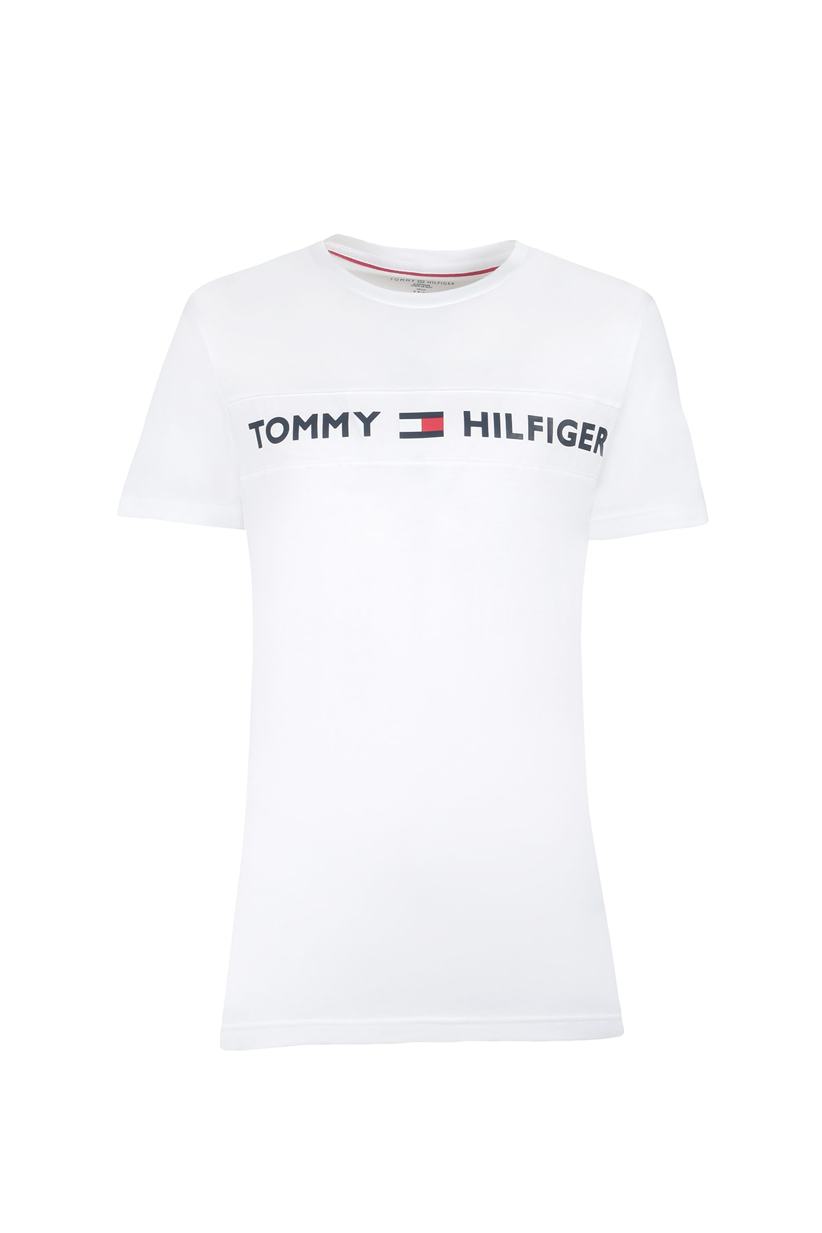 Tommy Hilfiger Erkek Beyaz T-shırt 09t3928-100