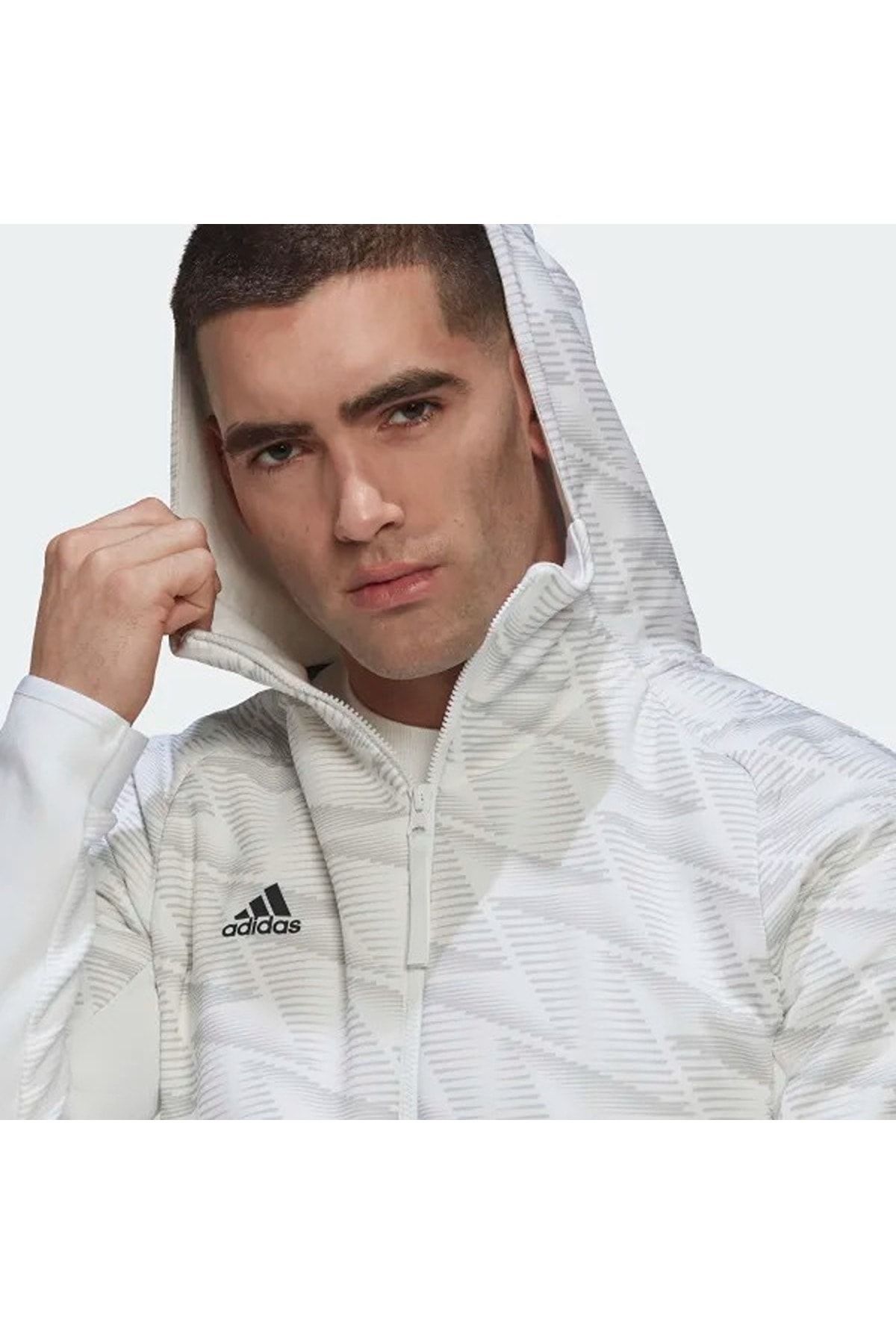 Adidas men's clearance white jacket